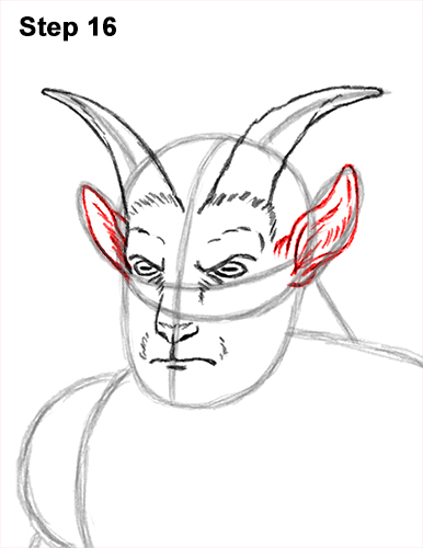 Draw Faun Satyr 16 How to Draw Mythical Mythology Faun Satyr 16