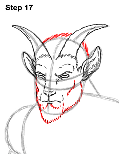 Draw Faun Satyr 17 How to Draw Mythical Mythology Faun Satyr 17