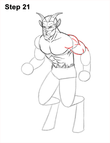 Draw Faun Satyr 21 How to Draw Mythical Mythology Faun Satyr 21