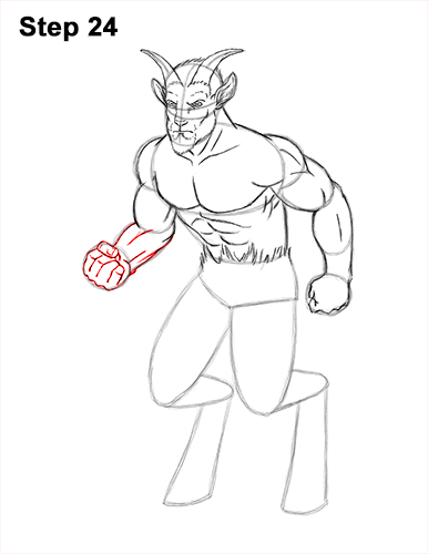 Draw Faun Satyr 24 How to Draw Mythical Mythology Faun Satyr 24