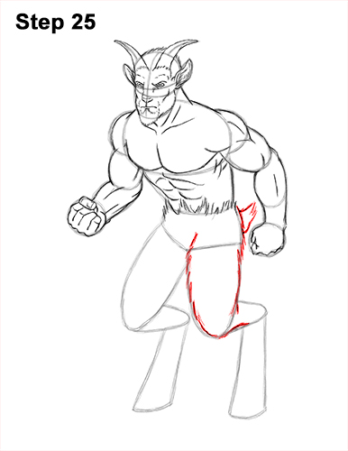 Draw Faun Satyr 25 How to Draw Mythical Mythology Faun Satyr 25