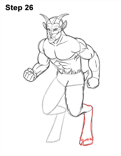 Draw Faun Satyr 26 How to Draw Mythical Mythology Faun Satyr 26