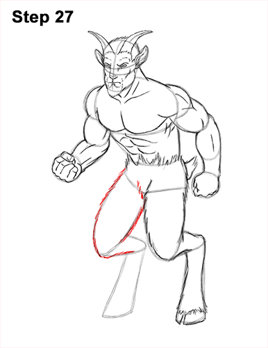 Draw Faun Satyr 27 How to Draw Mythical Mythology Faun Satyr 27