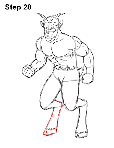Draw Faun Satyr 28 How to Draw Mythical Mythology Faun Satyr 28
