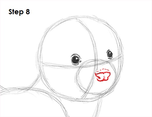 Ferret Drawing Step 8 Draw Ferret 8