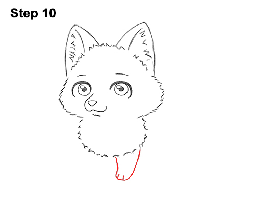 Draw Cute Cartoon Fox 10 Draw Cute Cartoon Red Fox Chibi Little Mini 10