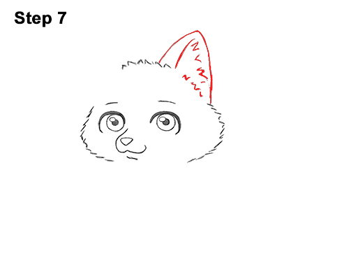 Draw Cute Cartoon Fox 7 Draw Cute Cartoon Red Fox Chibi Little Mini 7