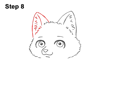 Draw Cute Cartoon Fox 8 Draw Cute Cartoon Red Fox Chibi Little Mini 8