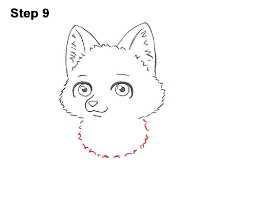 Draw Cute Cartoon Fox 9 Draw Cute Cartoon Red Fox Chibi Little Mini 9