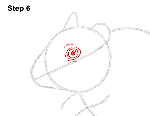 How to Draw a Mongolian Gerbil Standing 6