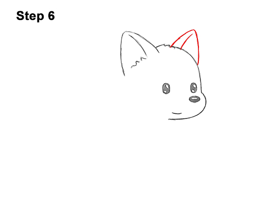 Draw a Cartoon German Shepherd Puppy Dog 6 How to Draw Cute Cartoon German Shepherd Puppy Dog 6