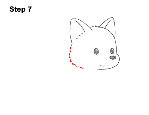 Draw a Cartoon German Shepherd Puppy Dog 7 How to Draw Cute Cartoon German Shepherd Puppy Dog 7