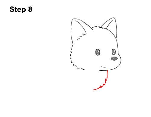 Draw a Cartoon German Shepherd Puppy Dog 8 How to Draw Cute Cartoon German Shepherd Puppy Dog 8