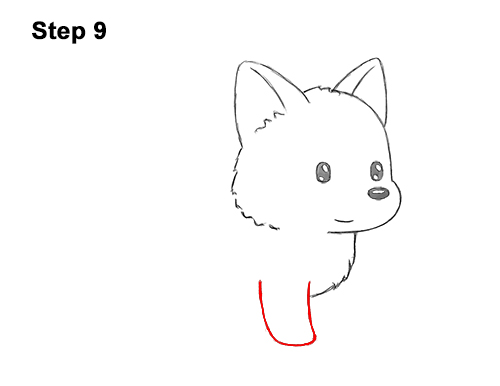 Draw a Cartoon German Shepherd Puppy Dog 9 How to Draw Cute Cartoon German Shepherd Puppy Dog 9
