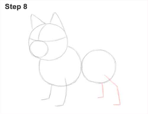 Draw a German Shepherd Puppy 8 How to Draw a Cute German Shepherd Puppy Dog 8