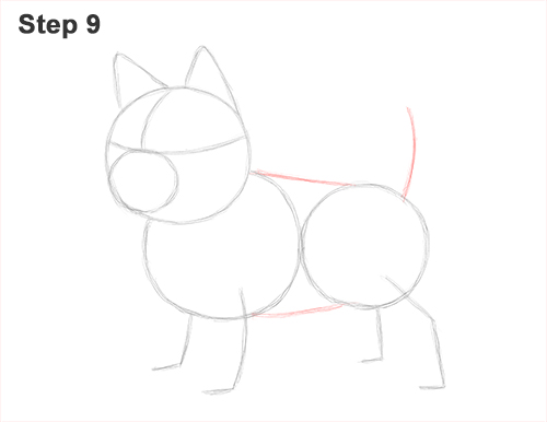 Draw a German Shepherd Puppy 9 How to Draw a Cute German Shepherd Puppy Dog 9