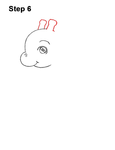 Draw a Cute Cartoon Giraffe 6 How to Draw a Cute Cartoon Giraffe Chibi Kawaii 6