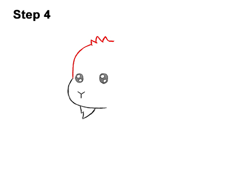 How to Draw Cute Cartoon Goat Chibi Kawaii 4