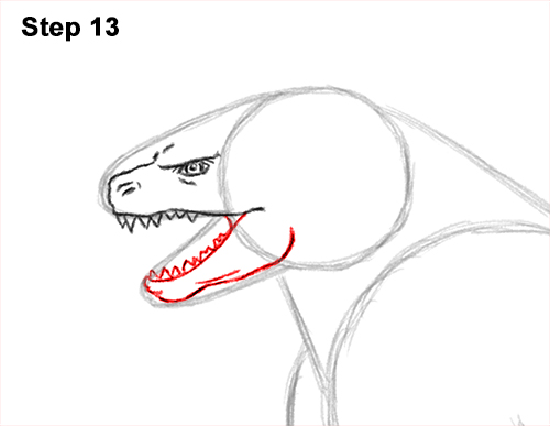 How to Draw Godzilla Monster Side Gojira Kaiju 13