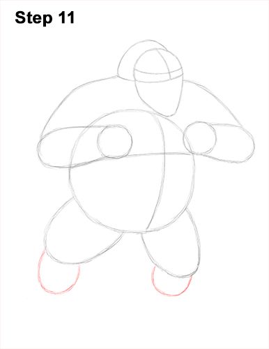 Draw Gorilla Silverback Aggressive 11
