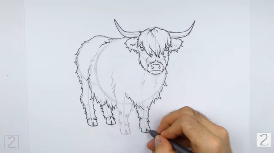 Ink Your Drawing and Erase Pencil Guides