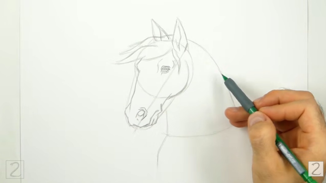 Draw Horse Facial Features How to Draw Horse Facial Features