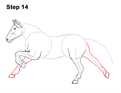 Horse Running Drawing 14 Draw Running Horse 14
