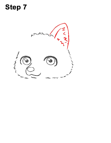 Draw a Cartoon Husky Dog 7 How to Draw a Cute Chibi Little Mini Cartoon Husky Puppy Dog 7