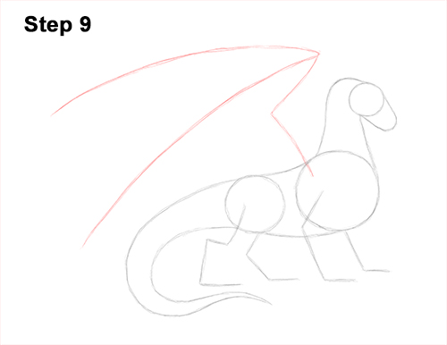 How to Draw a Cold Winter Ice Dragon 9