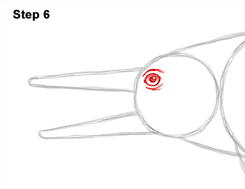 How to Draw an Ichthyosaurus Dinosaur Side View 6