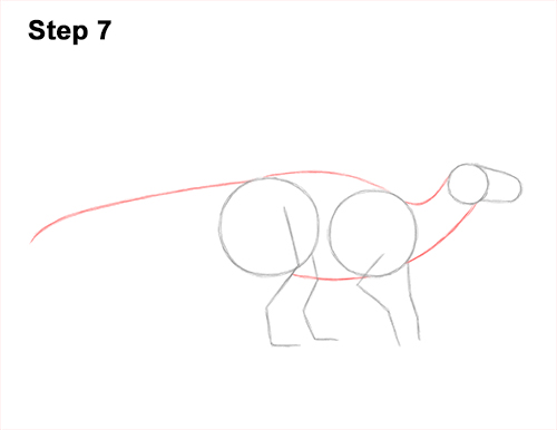 Draw an Iguanodon Dinosaur 7 How to Draw an Iguanodon Dinosaur Side 7
