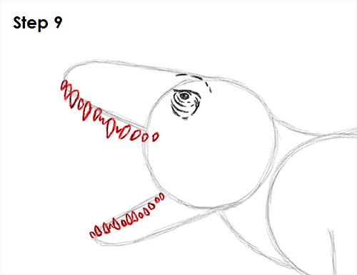 Draw Indominus Rex Dinosaur 9