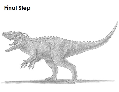 Indominus Rex Drawing Draw Indominus Rex Dinosaur