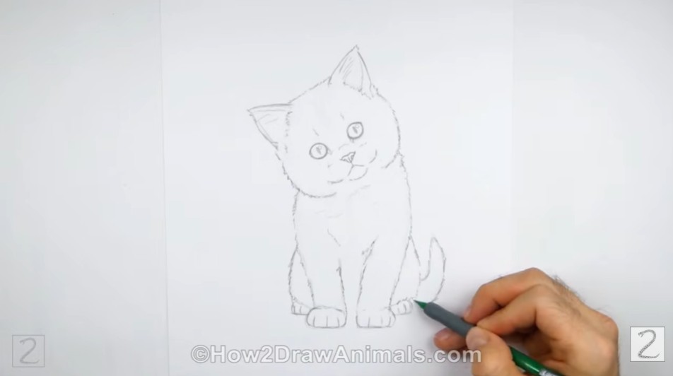 How to Clean Up Kitten Sketch
