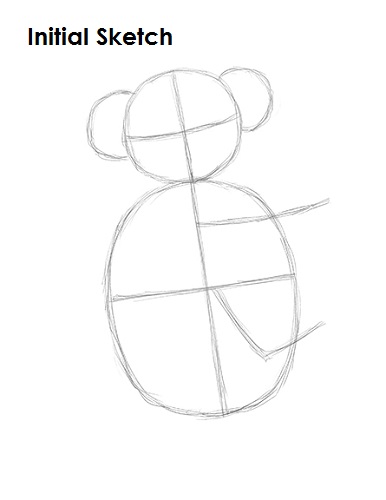 Koala Drawing Sketch Draw Koala Sketch