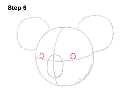 Draw a Koala Head Detail 6 How to Draw a Koala Head Face Portrait 6