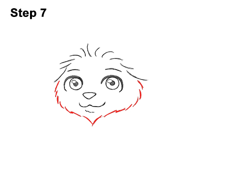 Draw Cute Cartoon Lion Chibi Little Mini 7