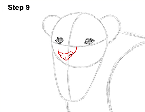 Lion Roaring Drawing 9 Draw Roaring Lion 9