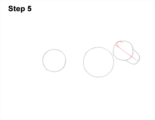 How to Draw Male Lion Running Side 5