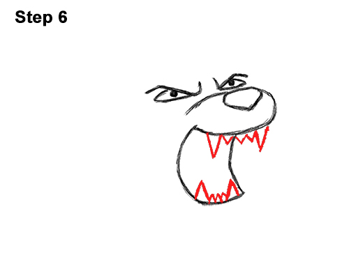 Draw a Cartoon Lion Roaring 6 How to Draw Tough Cool Angry Cartoon Lion Roaring 6