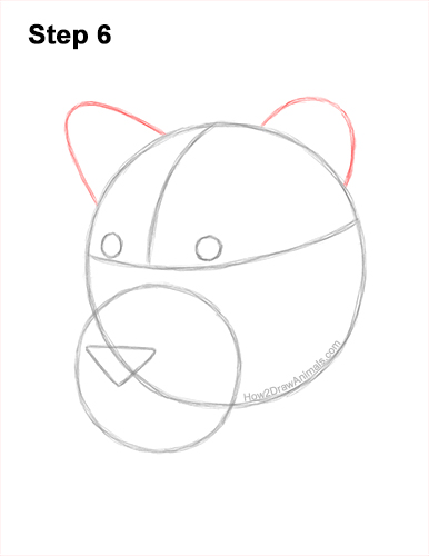 How to Draw a Lioness Head Face Portrait 6