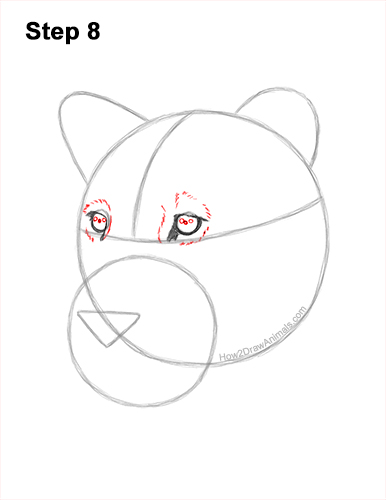 How to Draw a Lioness Head Face Portrait 8