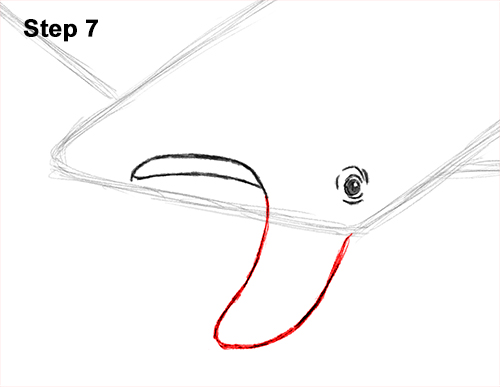How to Draw Giant Oceanic Manta Ray 7