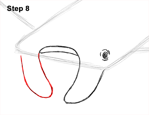 How to Draw Giant Oceanic Manta Ray 8
