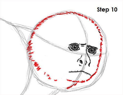 Draw Capuchin Monkey 10