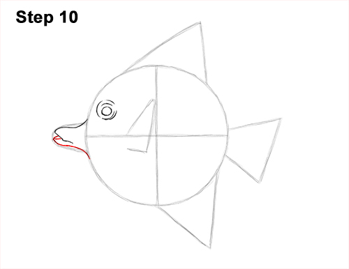 Draw Moorish Idol Fish 10 How to Draw Moorish Idol Fish 10