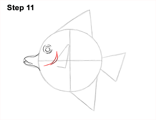 Draw Moorish Idol Fish 11 How to Draw Moorish Idol Fish 11