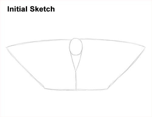 How to Draw an Emperor Moth Wings Insect Guide Lines