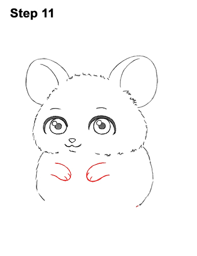 Draw a Cute Chibi Little Mini Cartoon Mouse 11
