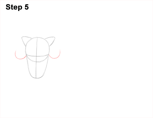 How to a Draw Musk Ox 5 How to Draw Musk Ox Standing Horns 5